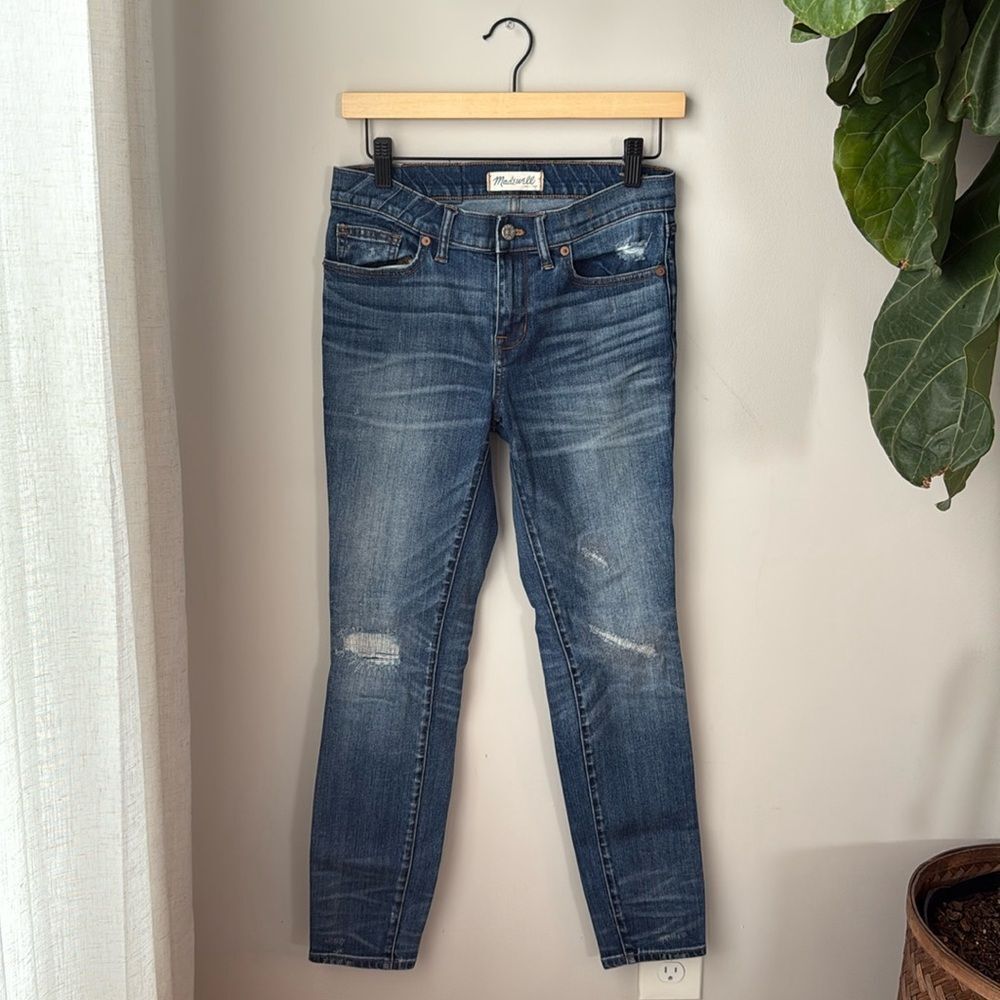 Madewell Patchwork Skinny Skinny Jeans